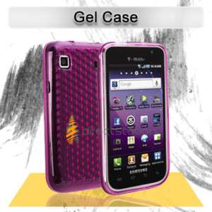 Pink Soft TPU Gel Skin Case Tmobile Samsung Galaxy S 4G  