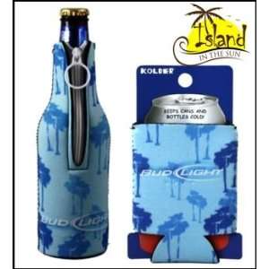 Bud Light Tropical Blue Beer Can & Bottle Koozie  