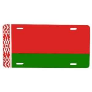  Belarus Belarusian Flag Vanity Auto License Plate 