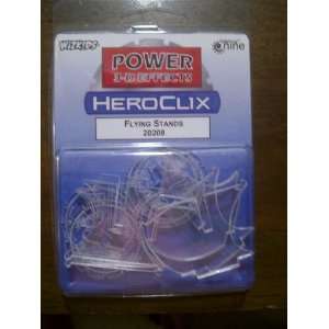    Heroclix 3D Power Effects   Flying Stands (4) Toys & Games