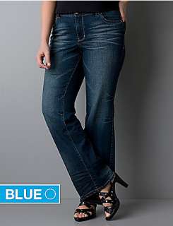 Plus size Distinctly Boot jean with Right Fit Technology  Lane Bryant