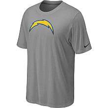 Nike San Diego Chargers Sideline Legend Authentic Logo Dri FIT T Shirt 
