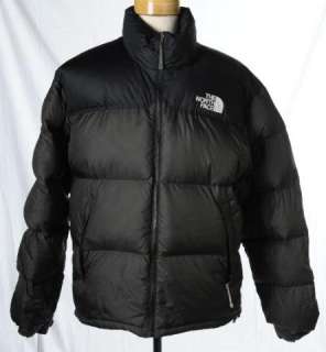 The North Face Black Grey Metro Puffer Jacket Coat Goose Down Warm 