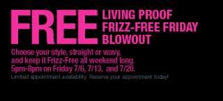 FREE LIVING PROOF FRIZZ FREE FRIDAY BLOWOUT Choose your style 