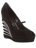 Yves Saint Laurent Sculpted Wedge Shoe   Liska   farfetch 