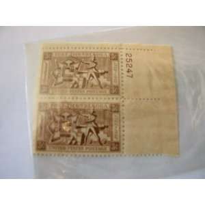 Single $.03 Cent US Postage Stamps, Fort Ticonderoga, 1955 