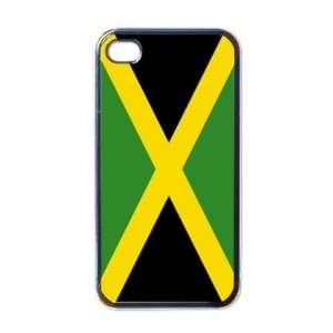 Jamaica Flag Black Case for iphone 4 Jamaican  