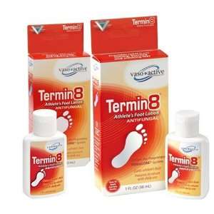  Termin8 Athletes Foot Lotion, Antifungal, 2 Bottles 