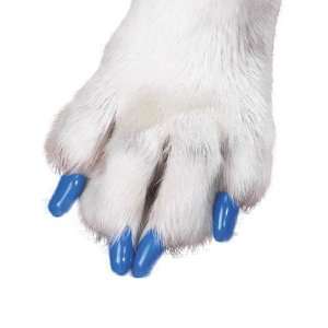   Claws Dog and Cat Nail Caps Take Home Kit, Small, Blue