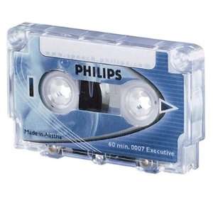  Mini Audio Cassette Tape, File Clip, Dictation, 60 Minute 