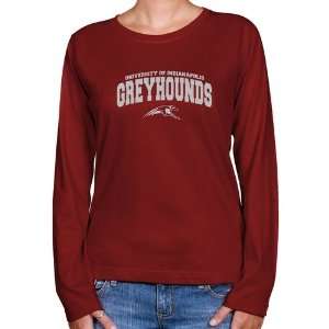  NCAA Indianapolis Greyhounds Ladies Cardinal Logo Arch 