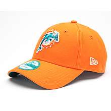 Mens New Era Miami Dolphins First Down 9FORTY® Structured Adjustable 