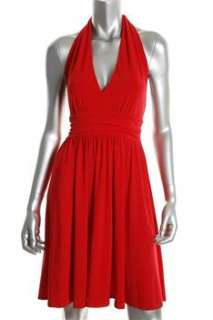 FAMOUS CATALOG Moda Red Casual Dress BHFO Sale L  