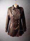 STEAMPUNK Airship Captain Double Breasted Jacket Coat L