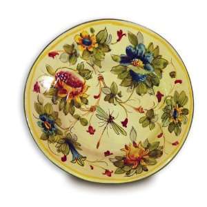  Handmade Toscana Fiore Oval Platter From Italy
