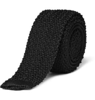 Ralph Lauren Black Label Crochet Knit Tie  MR PORTER