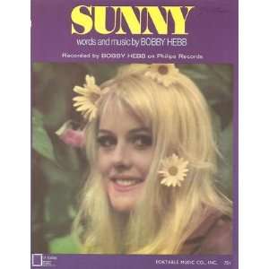 Sheet Music Sunny Bobby Hebb 102 