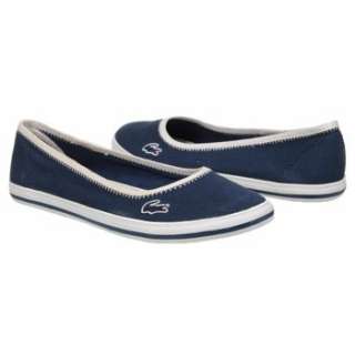 Womens Lacoste Marthe 4 Classic Navy Canvas Shoes 