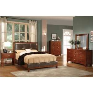 Modus Furniture Hudson Capri Low Profile Bedroom Set (Chocolate) (Full 