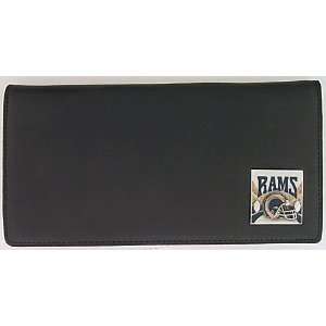 NFL Leather and Nylon Checkbook   St. Louis Rams  Sports 