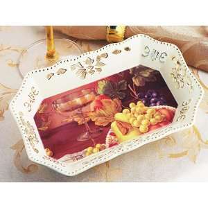  Europa collection 9 rectangular porcelain dish with 