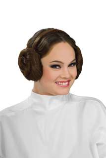 Kostüm Zubehör Star Wars Perücke Prinzessin Leia Kopfschmuck 