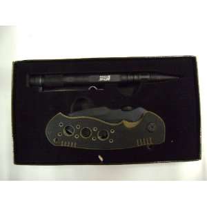   762 Combo Gift Set   Tactical Pen+knife with Gift Box 