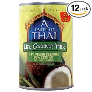Taste of Thai Lite Coconut Milk Grocery & Gourmet Food