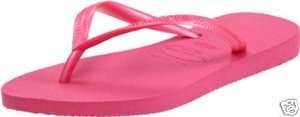 Havaianas Brazilian Flip Flops Dark Pink Slim Season Womens  