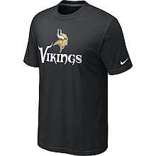 Nike Minnesota Vikings Authentic Logo T Shirt   Team Color