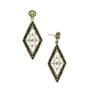  Art Deco Metropolis Diamond Shaped Earrings Jewelry