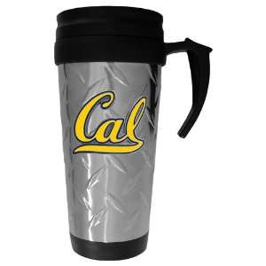  Cal Berkeley Golden Bears Diamond Plate Travel Mug   NCAA 