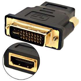 24+5 Gold adapter converter DVI I to HDMI M/F LCD HDTV  