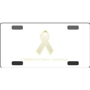  Childhood Cancer Awareness Ribbon Vanity License Plate 