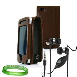  Apple iPhone 4 leather Case Accessories Kit Brown Melrose 