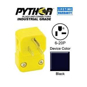   5456 VA Plug, Angle 6 20P 20 Amp 250 Volt Industrial Python   Yellow