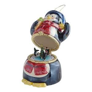    Mr. Christmas Porcelain Music Box Series VI Penguin
