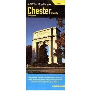   The Map People 304779 Chester County PA Pocket Map