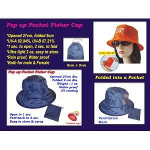  Pop up Hats Fisher Cap (No UV Coating)