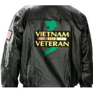  Mens Vietnam Veteran Bomber Jacket Sz M