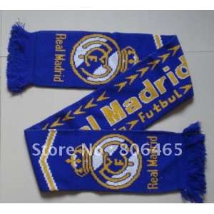 real madrid soccer scarf fleece soccer scarves wool football scarf 