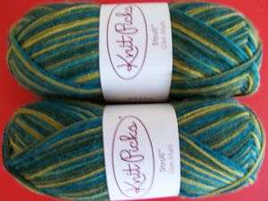 Knit Picks Stroll wool blend sock yarn, Glen Multi, lot of 2  