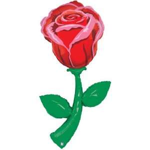  Fresh Pick Red Rose 60 Mylar Balloon Health & Personal 
