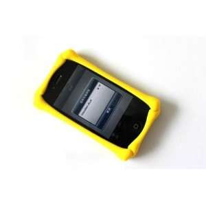  Bones Yellow Soft Rim for iPhone 4/4S Cell Phones & Accessories