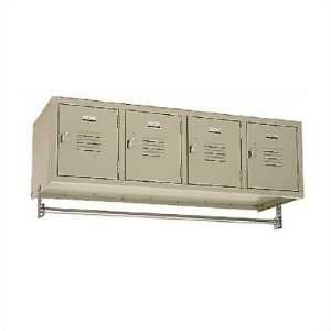   Packaged Lockers   Four Wide Wall Mount (Unassembled)