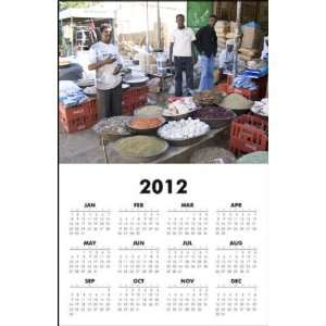  Sudan   Typical Shop 2012 One Page Wall Calendar 11x17 