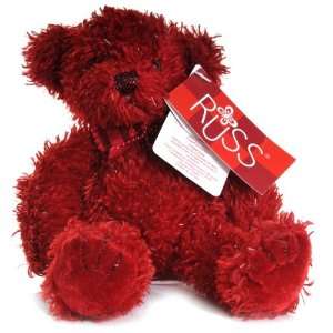    Russ Shiny Red soft plush Bear called Setta 12 [Toy] Toys & Games