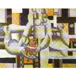   Fernand Léger   24 x 18 inches   The two women and  Home