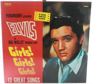 12 LP   ELVIS PRESLEY   GIRLS GIRLS GIRLS  