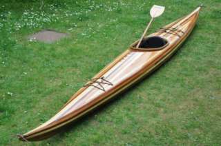 Holz Kajak Kayak Ceder Wood Strip Handarbeit in Brandenburg 